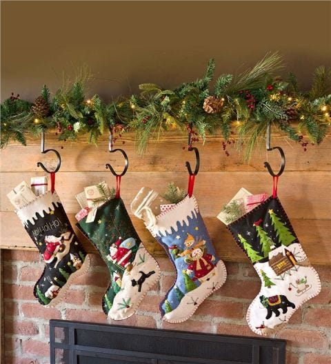 15 Best Christmas Stocking Hangers for 2018 - Christmas Stocking Holders for Your Mantel Hang your family
