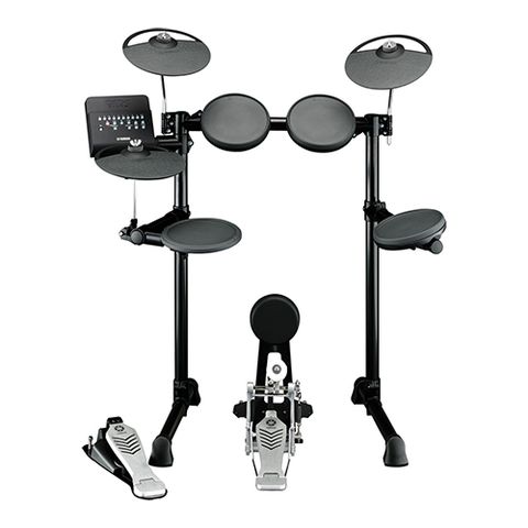 <p><strong data-redactor-tag="strong"><em data-redactor-tag="em">$600&nbsp;</em></strong><strong data-redactor-tag="strong"><em data-redactor-tag="em"><a href="http://www.guitarcenter.com/Yamaha/DTX450K-Electronic-Drum-Set-1342625312472.gc" target="_blank" data-tracking-id="recirc-text-link" class="slide-buy--button">BUY NOW</a></em></strong></p><p><strong data-redactor-tag="strong">Best for Quiet Drumming</strong></p><p><span class="redactor-invisible-space" data-verified="redactor" data-redactor-tag="span" data-redactor-class="redactor-invisible-space">If you live in an apartment or need to be quiet while you practice your&nbsp;drumming, we recommend this drum set from Yamaha. Its rubber pads <span class="redactor-invisible-space" data-verified="redactor" data-redactor-tag="span" data-redactor-class="redactor-invisible-space">and built-in headphone jack make sounds quite&nbsp;negligible<span class="redactor-invisible-space" data-verified="redactor" data-redactor-tag="span" data-redactor-class="redactor-invisible-space">.&nbsp;</span></span></span>Best of all, a pair of headphones is included&nbsp;with the set.&nbsp;The DTX450K<span class="redactor-invisible-space" data-verified="redactor" data-redactor-tag="span" data-redactor-class="redactor-invisible-space" style="background-color: initial;" rel="background-color: initial;" data-redactor-style="background-color: initial;"></span> is affordable, and its module comes with 297 different sounds, which is plenty for beginners. The kit doubles as a MIDI controller, too,&nbsp;so you can plug it into your computer and record using programs like GarageBand or Ableton.</p>