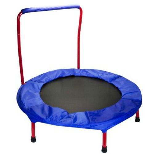 toddler trampoline with bar