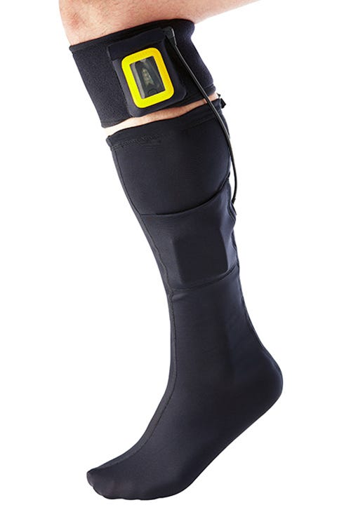 battery socks to keep feet warm