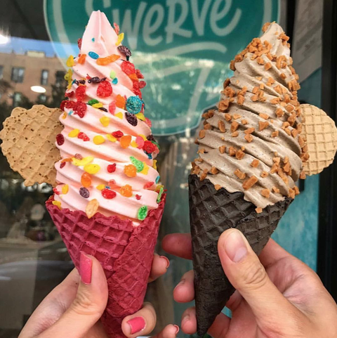 Soft Swerve ice cream partnering with Madame Vo for new coffee flavor.