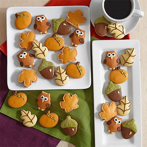 Shari's Berries Hand-Decorated Mini Autumn Cookies