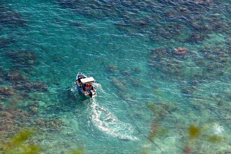 Christmas Island dive boat