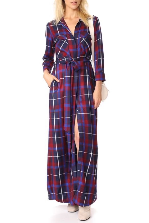 womens maxi shirtdress