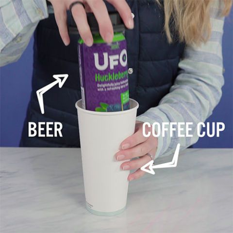 Hidden Coffee Cup Flask