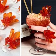 Sweet Saba collaborate with Campari to create a special edition cocktail ring.