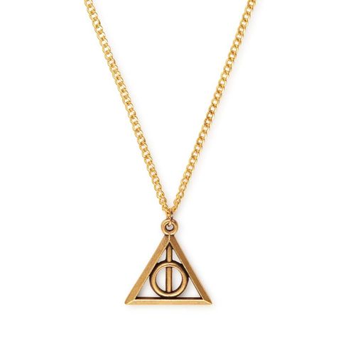 <p><strong data-redactor-tag="strong" data-verified="redactor"><em data-redactor-tag="em" data-verified="redactor">$38</em></strong> <a href="https://www.alexandani.com/deathly-hallows-necklace-as17hp23rs.html" target="_blank" class="slide-buy--button" data-tracking-id="recirc-text-link">BUY NOW</a></p><p>Wear it loud and proud — this Deathly Hallows necklace has a thicker charm than the adjustable version. It comes in&nbsp;gold and silver.<span class="redactor-invisible-space" data-verified="redactor" data-redactor-tag="span" data-redactor-class="redactor-invisible-space"></span><br></p>