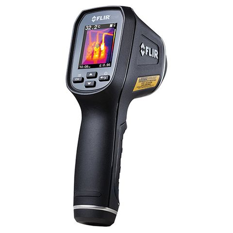 <p><strong data-redactor-tag="strong"><em data-redactor-tag="em">from $350&nbsp;</em></strong><a href="https://www.amazon.com/FLIR-TG165-Spot-Thermal-Camera/dp/B00NXJDQV0/?tag=bp_links-20" target="_blank" class="slide-buy--button" data-tracking-id="recirc-text-link">BUY NOW</a><span class="redactor-invisible-space" data-verified="redactor" data-redactor-tag="span" data-redactor-class="redactor-invisible-space"></span></p><p>The FLIR TG165 is one of the company's more affordable models. Despite its low price, it's still a capable and durable infrared camera. We appreciate its rubber accents&nbsp;that protect&nbsp;it against drops, the camera's easy operation, and its auto shut-off mode, which helps lengthen battery life.<span class="redactor-invisible-space" data-verified="redactor" data-redactor-tag="span" data-redactor-class="redactor-invisible-space">&nbsp;</span></p><p><span class="redactor-invisible-space" data-verified="redactor" data-redactor-tag="span" data-redactor-class="redactor-invisible-space">Our biggest complaint&nbsp;is that the camera's&nbsp;2-inch screen is smaller and more pixelated than other units. Image quality is still decent, but considering its cheaper price, you shouldn't be surprised to learn that the image resolution is also lower than more expensive models. Regardless, this infrared thermometer and camera is still a useful and affordable tool that'll get the job done.</span><br></p>