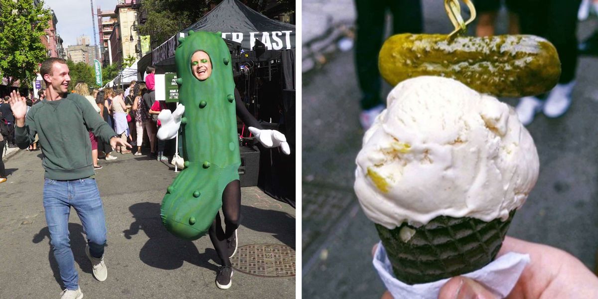 New York City Annual 2017 Pickle Day in the Lower East Side