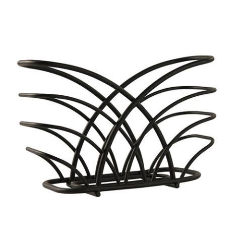Napkin Holders-Black Galvanized Napkin Caddy for Kitchen Tables and Counter Top Home Kitchen Restaurant Picnic Party Wedding Similar Places Decor 
