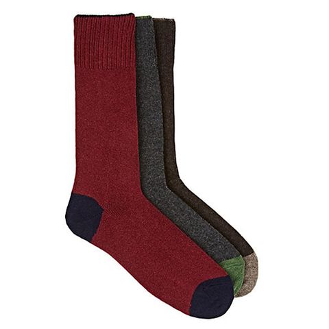 <p><strong data-redactor-tag="strong" data-verified="redactor"><em data-redactor-tag="em">$150</em></strong>&nbsp;<a href="https://www.barneys.com/product/barneys-new-york-colorblocked-mid-calf-socks-3-pack-505282923.html" target="_blank" class="slide-buy--button" data-tracking-id="recirc-text-link">BUY NOW</a></p><p><strong data-redactor-tag="strong" data-verified="redactor">Best Winter Socks</strong></p><p>While a single pair of <a href="http://www.bestproducts.com/fashion/g3318/best-cashmere-socks/" target="_blank" data-tracking-id="recirc-text-link">cashmere socks</a> can cost up to $300, this pack of three from Barneys New York is half the price! You'll be set all winter with socks in charcoal, brown, and red for any winter boots you rock. Score!&nbsp;</p>