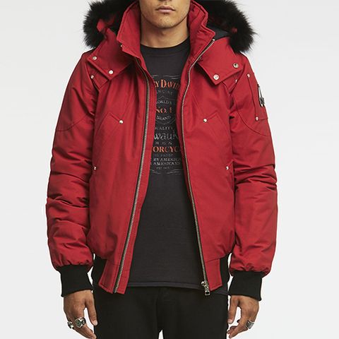 <p><strong data-redactor-tag="strong" data-verified="redactor"><em data-redactor-tag="em">$795</em></strong>&nbsp;<a href="https://www.amazon.com/Moose-Knuckles-Ballistic-Bomber-Jacket/dp/B01MXOQ4FF?tag=bp_links-20" target="_blank" class="slide-buy--button" data-tracking-id="recirc-text-link">BUY NOW</a></p><p><strong data-redactor-tag="strong" data-verified="redactor">Best Winter Jacket&nbsp;</strong></p><p>This heavy-duty bomber is red hot! Rocking your winter jacket in a bold color means you can still stand out in style, even if your outfit underneath is basic. Add&nbsp;the hood with the blue fox-fur detail, and there's no way you won't turn heads (even in a blizzard!). &nbsp; &nbsp;</p><p><strong data-redactor-tag="strong" data-verified="redactor">More:</strong> <a href="http://www.bestproducts.com/mens-style/g1046/stylish-mens-winter-jackets/" target="_blank" data-tracking-id="recirc-text-link">Winter Is Coming — Here Are Stylish Men's Jackets to Shop Now</a></p>