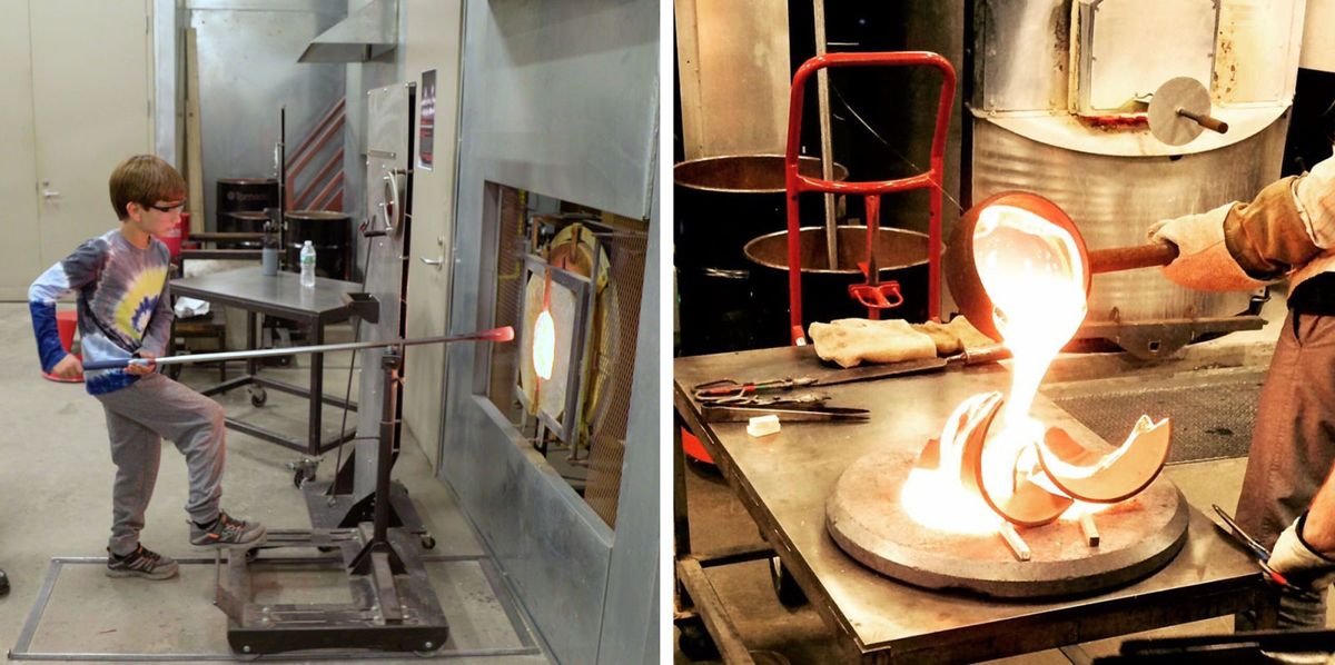 Learn Glass Blowing At Urbanglass In Brooklyn Nyc