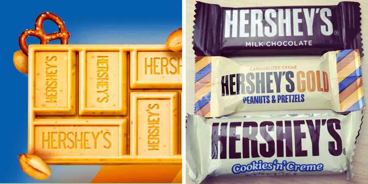 Hershey Announced Their New Chocolate Bar Flavor, Hershey's Gold ...