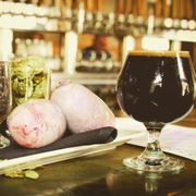 Wynkoop Brewing in Denver makes Rocky Mountain Oyster Stout, aka, bull testicle beer