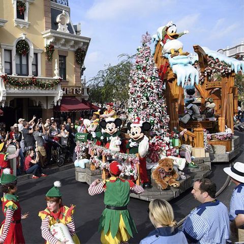 <p><a href="http://parks.disney.com/christmas-parade" target="_blank" class="slide-buy--button" data-tracking-id="recirc-text-link">MORE INFO HERE</a></p><p>Each year, families can look forward to watching the&nbsp;<em data-verified="redactor" data-redactor-tag="em">Disney Parks Magical Christmas Celebration</em><span class="redactor-invisible-space" data-verified="redactor" data-redactor-tag="span" data-redactor-class="redactor-invisible-space"> on Christmas morning. There's music from top performers (this year, we're excited for Jordan Fisher and Kelly Clarkson!), a parade, and an appearance from a special guest at the end.</span></p>