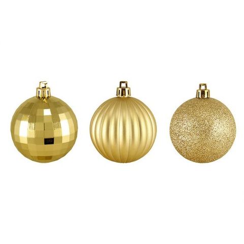 The Holiday Aisle 100 Piece Shatterproof Christmas Ball Ornament Set