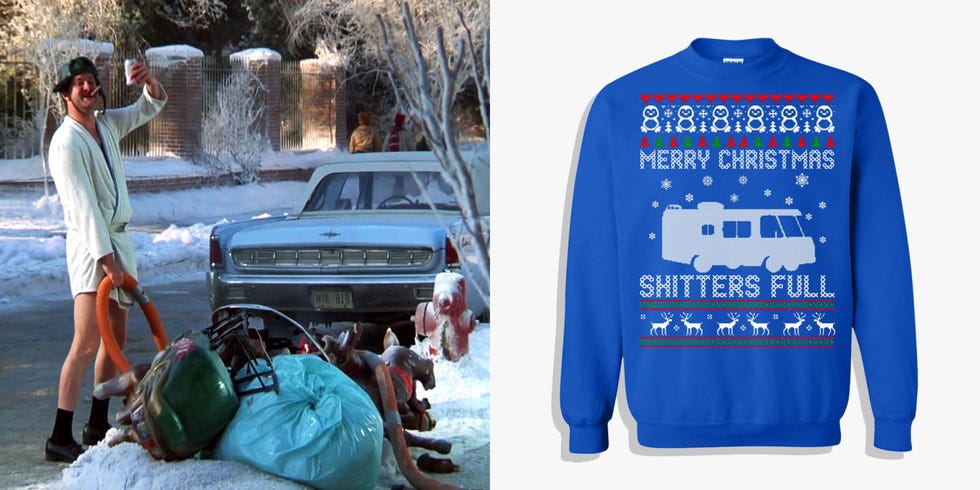 49 Christmas Vacation Sweaters Including Shitter's Full Sweater and Onesies
