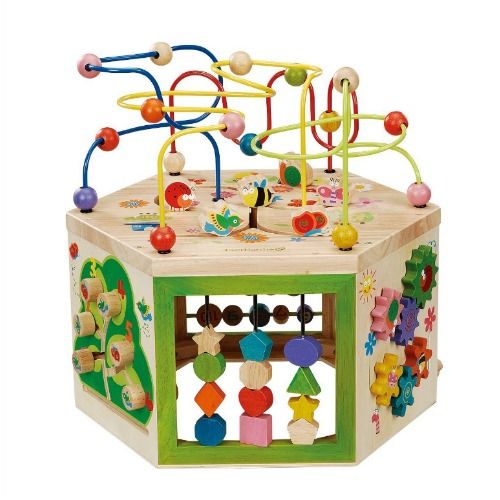 baby activity table wooden