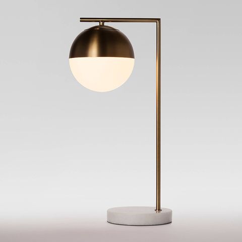 Project 62 Geneva Glass Globe Task Lamp with Marble Base