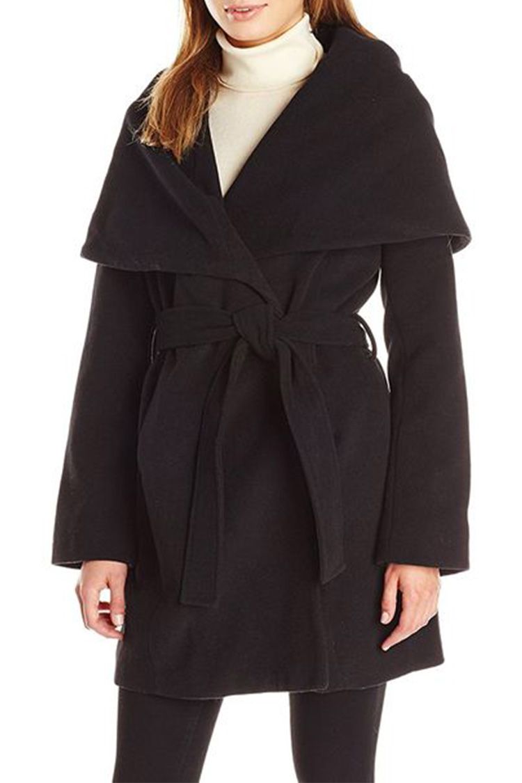 10 Beautiful Wrap Coats for Fall 2018 - Chic Wool & Belted Wrap Coats ...