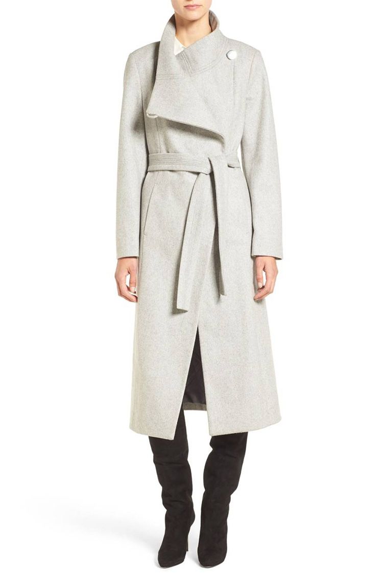 10 Beautiful Wrap Coats for Fall 2018 - Chic Wool & Belted Wrap Coats ...