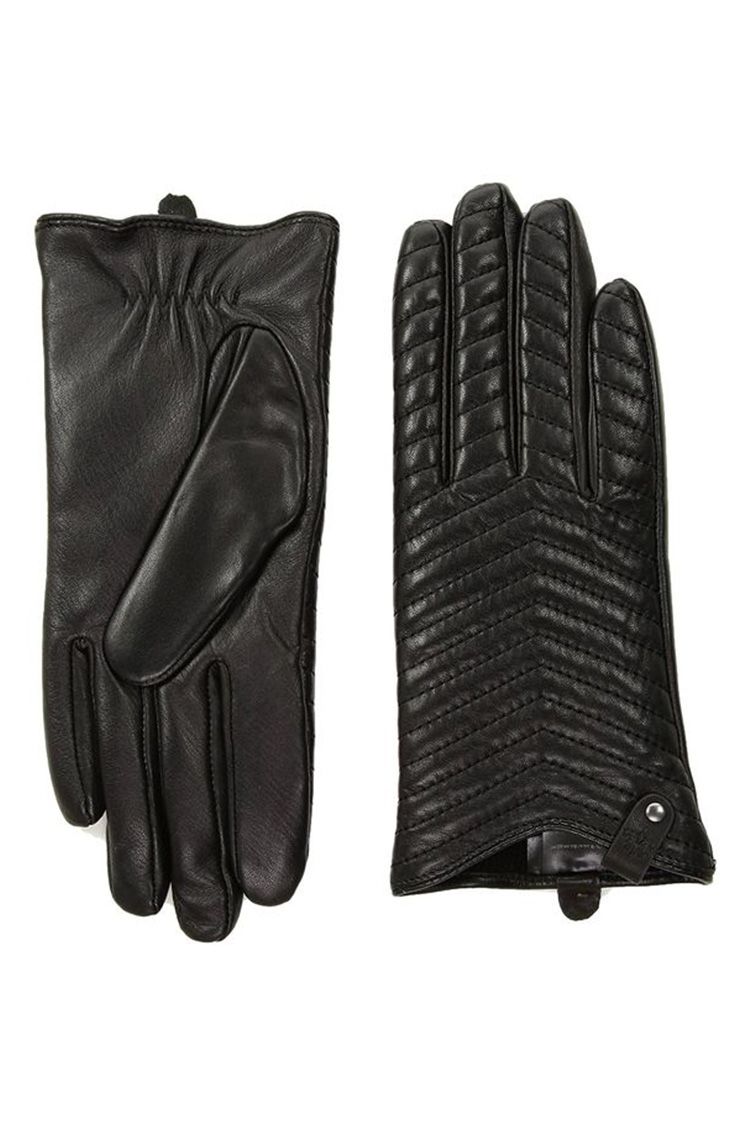 fur lined womens leather gloves