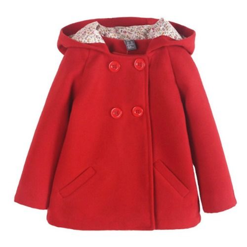 girls red winter jacket