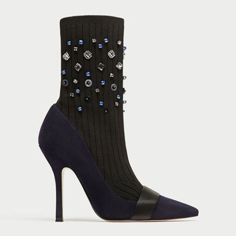 zara sock bootie