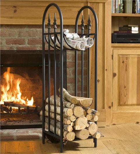14 Best Firewood Racks For Winter 2018 Indoor Log Holders Plow Hearth Hearthside Finial Log Rack