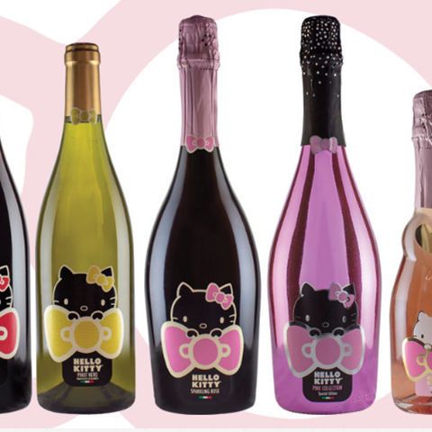 Hello Kitty wine