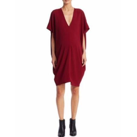 Red Maternity Cocktail Dress