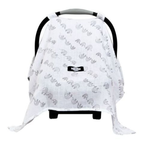 Posh Peanut Baby Car Seat Cover - Premium Knit Carseat Canopy