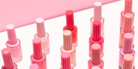 pink nail polish
