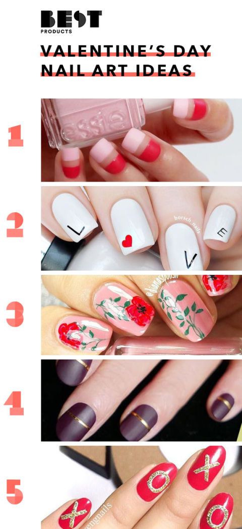 65+ Cute and Easy Valentine Nail Designs and Ideas (2024) | Sarah Scoop