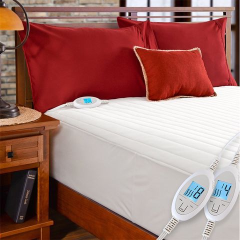 Simple Comfort Quilted Electric Heated Mattress Pad 