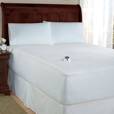 Soft Heat Micro-Plush Top Low-Voltage Electric Heated Mattress Pad