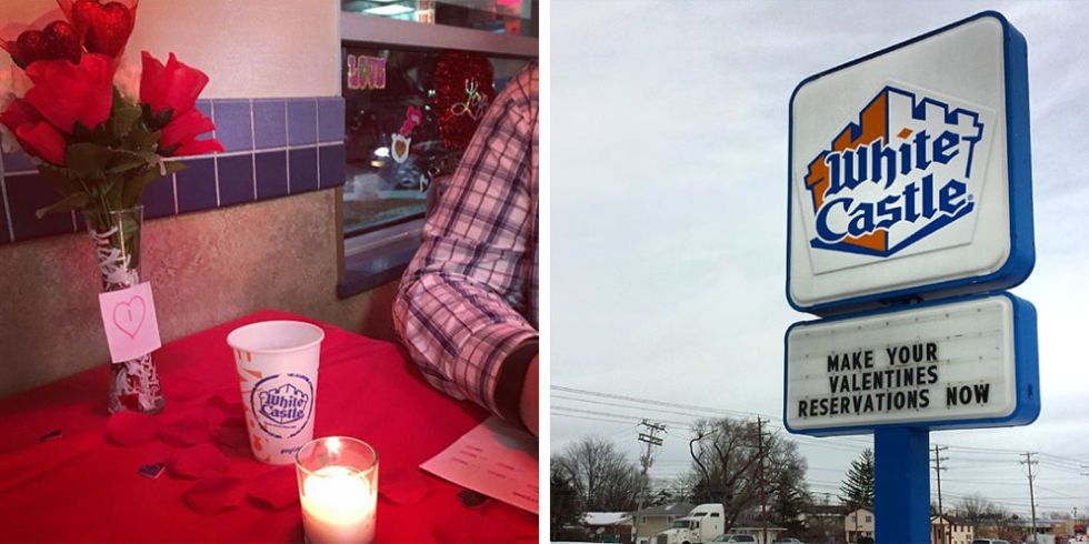 White Castle is taking reservations for Valentine's Day