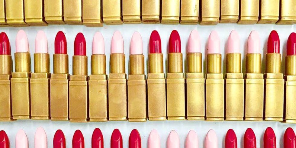 Cosmetics, Lipstick, Pink, Beauty, Tints and shades, Material property, Lip care, Gloss, Ammunition, Lip gloss, 