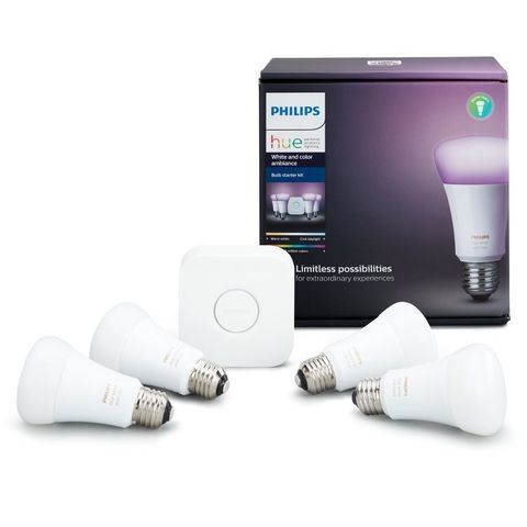 Philips Hue White and Color Ambiance Wireless Lighting Kit