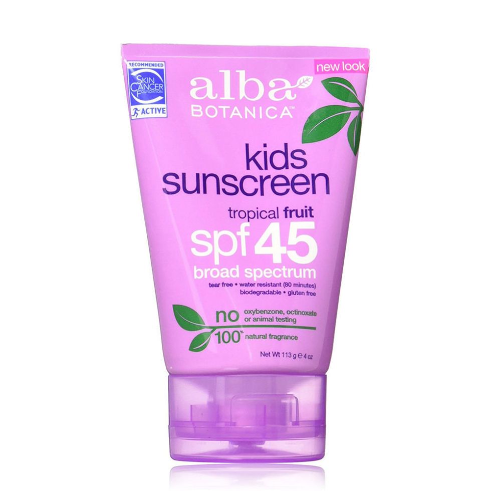 7 Best Kids Sunscreens For 2018 Safe Sunscreen Spray And Lotion For Kids   Square 1518023631 Alba Botanicals Sunscreen 