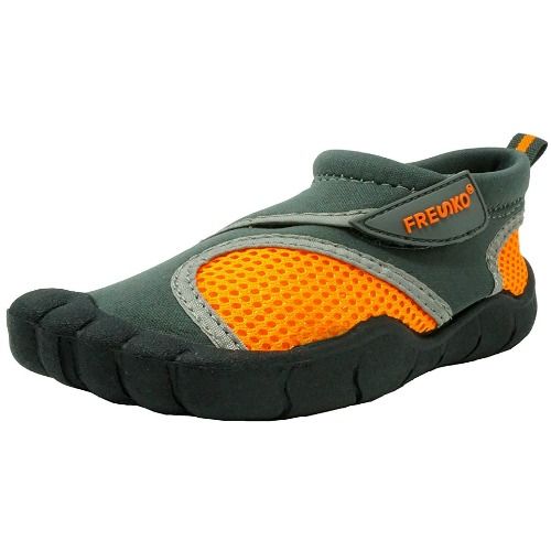 orange water shoes
