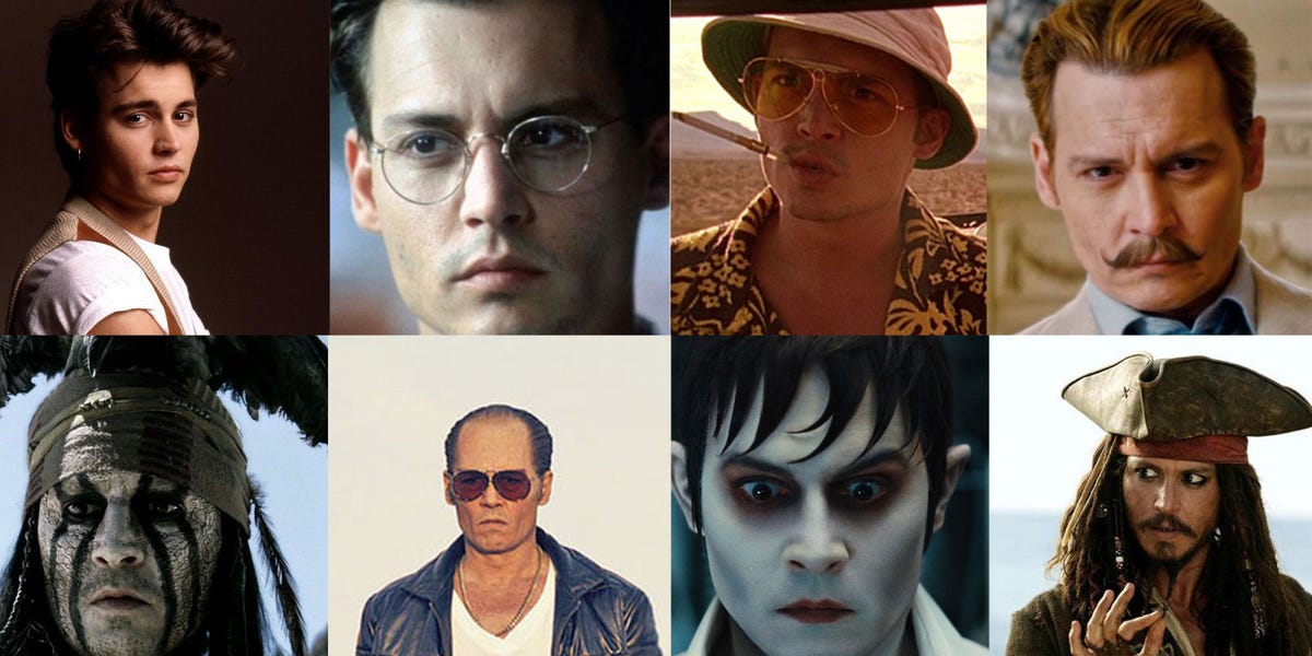 Johnny Depp in 46 scene tratte dai suoi film