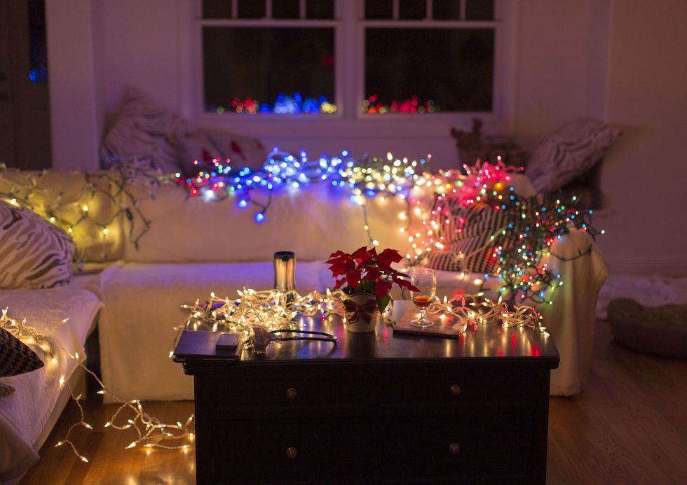 Untangling the Christmas lights