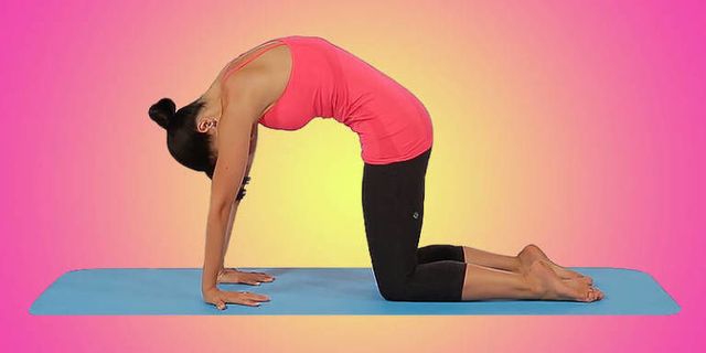 Physical fitness, Yoga, Shoulder, Pink, Arm, Pilates, Joint, Yoga mat, Leg, Stretching, 