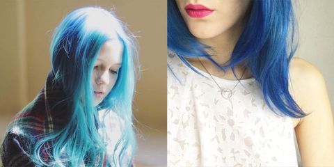 blue hair capelli blu