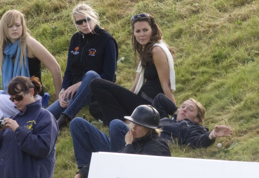 Kate Middleton Spotted At Beaufort Polo Club, Gloucestershire, Whilst Watching Prince William And Prince Harry In A Charity Polo Match. (Photo by Mark Cuthbert/UK Press via Getty Images)