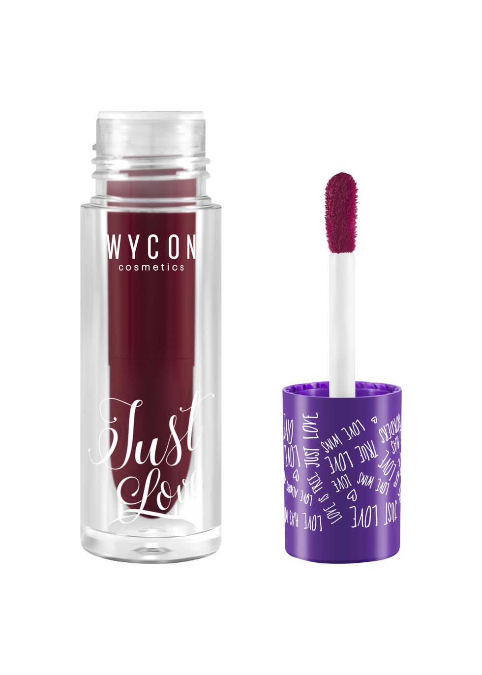 Lipstick Just Love col. Purple Love, Wycon Cosmetics