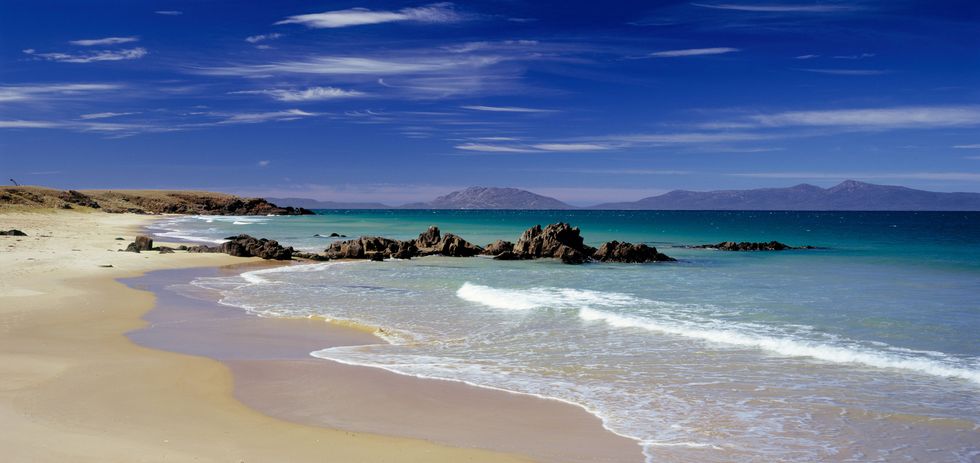 <p>You probably won't have heard of the Freycinet Peninsula, which is what adds to the unspoilt beaches, beautiful landscape and wonderful mountain tracks. Go on boat trips, lounge around on the sand or head out on the clear blue sea for a boat trip.</p>