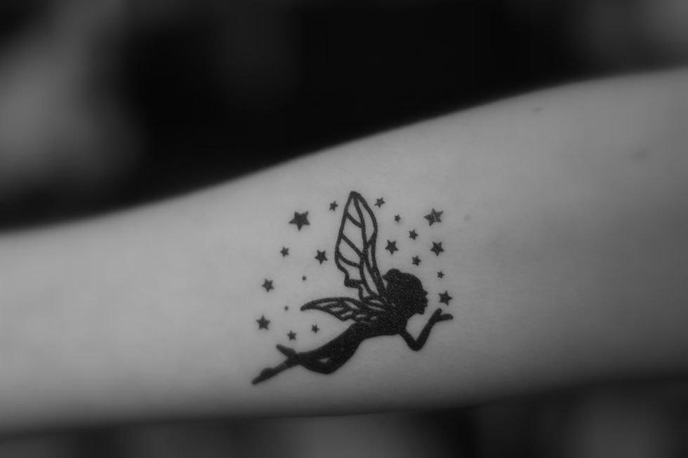Tatuaggio braccio fairy